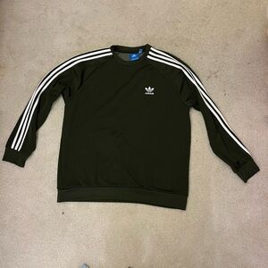 Adidas Men's Dark Green Crewneck